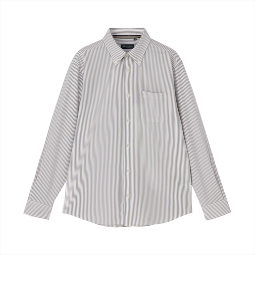 カラーテープ カジュアルシャツ ボタンダウン 長袖 メンズ