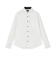 デザインカジュアルシャツ ホリゾンタルワイド 長袖 メンズ