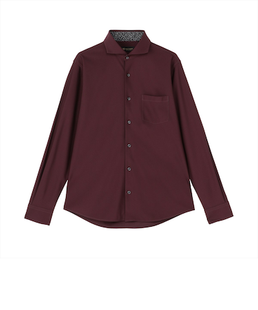 デザインカジュアルシャツ ホリゾンタルワイド 長袖 メンズ