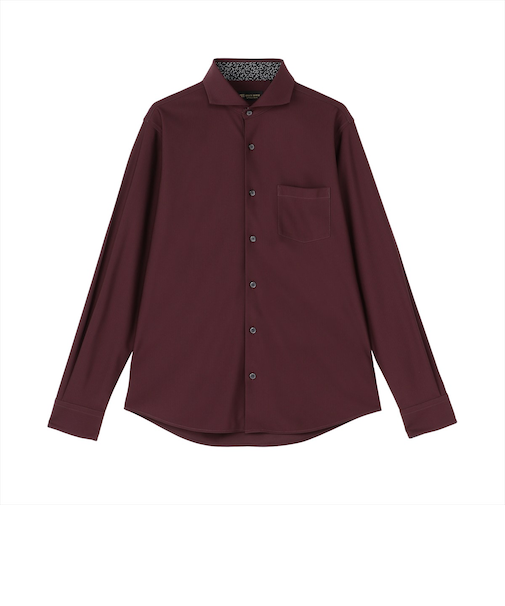 デザインカジュアルシャツ ホリゾンタルワイド 長袖 メンズ