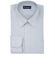 【ストレッチ】 レギュラー 長袖 形態安定 ニットシャツ