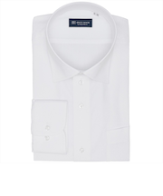 【透け防止・大きいサイズ】 ワイド 長袖 形態安定 ワイシャツ