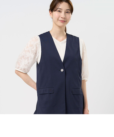 リネンライク ジャージージレ レディース