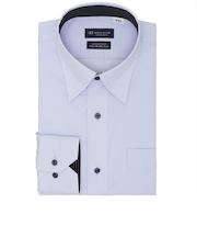 【超形態安定】 スナップダウン 長袖 形態安定 綿100% ワイシャツ