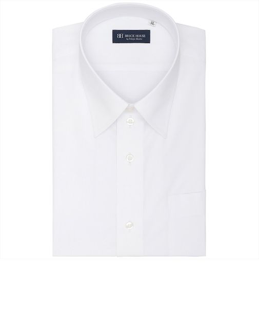 【透け防止・大きいサイズ】 レギュラー 半袖 形態安定 ワイシャツ