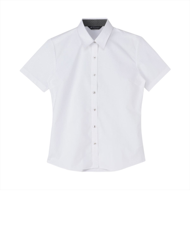 【透け防止】 レギュラー 半袖 形態安定 レディースシャツ