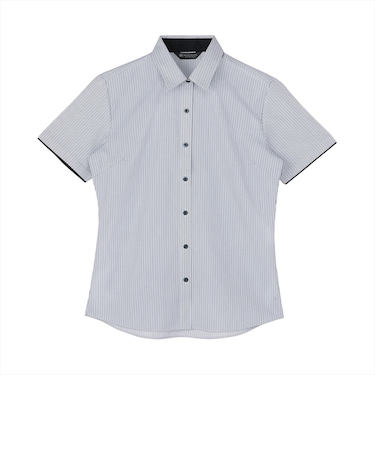 【吸水速乾】 レギュラー 半袖 形態安定 レディースシャツ