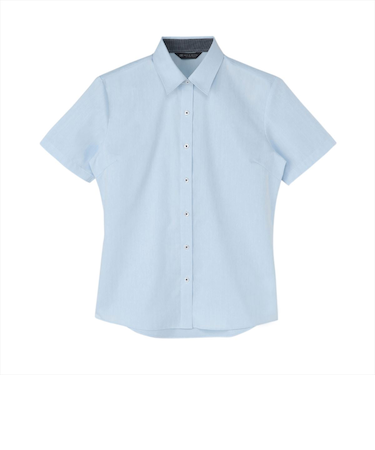 【吸水速乾】 レギュラー 半袖 形態安定 レディースシャツ