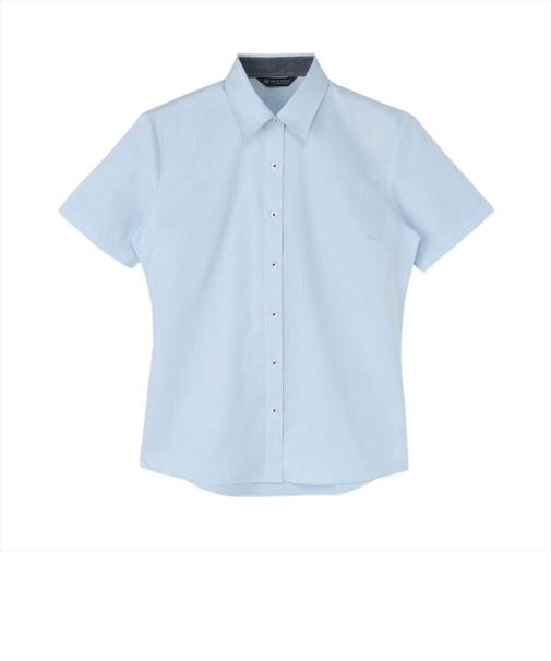 【吸水速乾】 レギュラー 半袖 形態安定 レディースシャツ