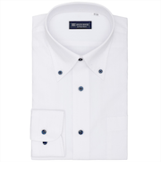 ボタンダウン 長袖 形態安定 ワイシャツ