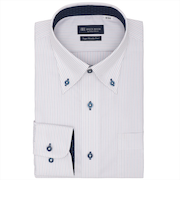 【超形態安定】 ボタンダウン 長袖 形態安定 ワイシャツ