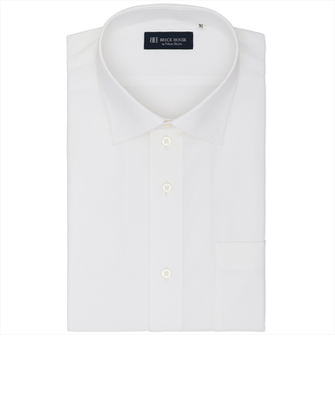 【ストレッチ】 ワイド 半袖 形態安定 ニットシャツ