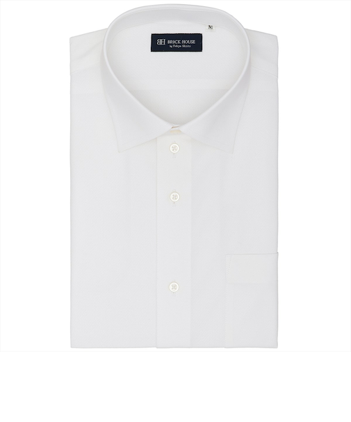 【ストレッチ】 ワイド 半袖 形態安定 ニットシャツ