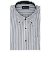 【ストレッチ】 ボットーニ 半袖 形態安定 ニットシャツ