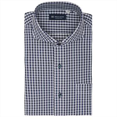 【ストレッチ】 ホリゾンタルワイド 半袖 形態安定 ニットシャツ