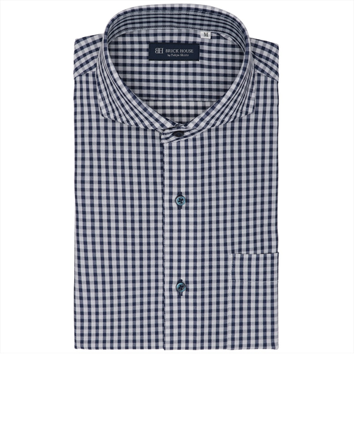 【ストレッチ】 ホリゾンタルワイド 半袖 形態安定 ニットシャツ