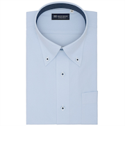 【ストレッチ】 ボタンダウン 半袖 形態安定 ニットシャツ