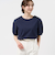 袖刺繍ブラウス 半袖 レディース