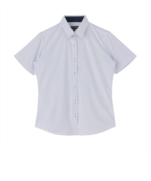 【ストレッチ】 レギュラー 半袖 形態安定 ニットシャツ レディースシャツ