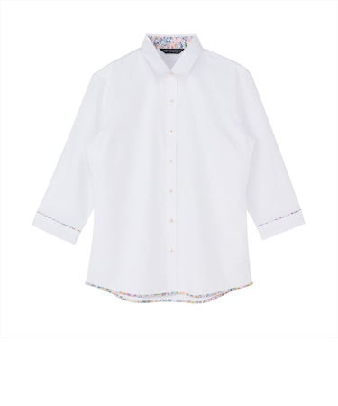 【透け防止】 レギュラー 七分袖 形態安定 レディースシャツ