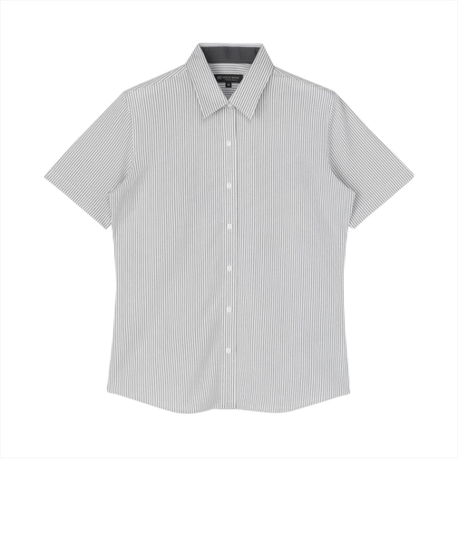 【ストレッチ】 レギュラー 半袖 形態安定 ニットシャツ レディースシャツ