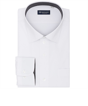 【ストレッチ・大きいサイズ】 ワイド 長袖 形態安定 ニットシャツ