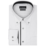 【超形態安定・大きいサイズ】 ボタンダウン 長袖 形態安定 ワイシャツ