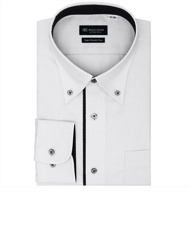 【超形態安定・大きいサイズ】 ボタンダウン 長袖 形態安定 ワイシャツ