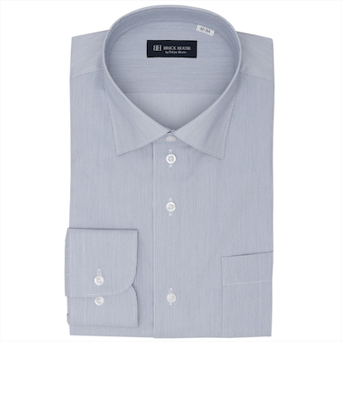 ワイド 長袖 形態安定 ワイシャツ