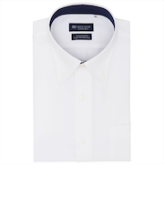 【超形態安定】 ボタンダウン 半袖 形態安定 綿100% ワイシャツ