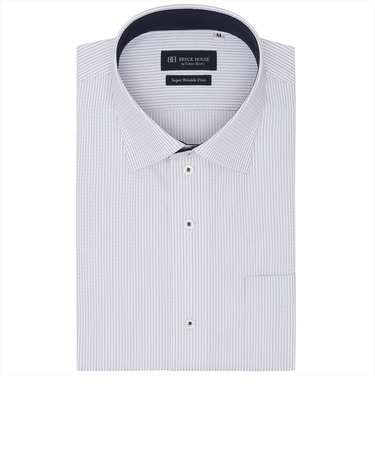 【超形態安定】 ワイド 半袖 形態安定 ワイシャツ