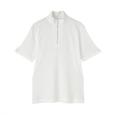 ハーフジップ ポロシャツ 半袖 メンズ