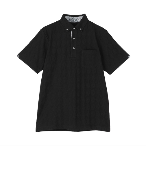 デザインポロシャツ ボタンダウン 半袖 メンズ