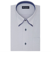 【ストレッチ】 ボタンダウン 半袖 形態安定 ニットシャツ