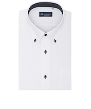 【吸水速乾】 ボタンダウン 半袖 形態安定 ワイシャツ