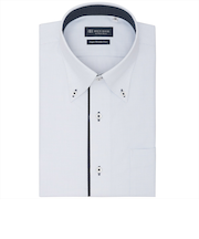 【超形態安定】 ボタンダウン 半袖 形態安定 ワイシャツ