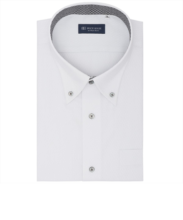 【吸水速乾・大きいサイズ】 ボタンダウン 半袖 形態安定 ワイシャツ