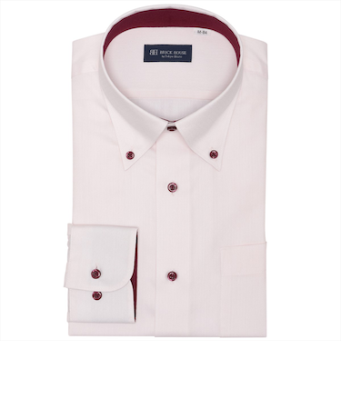 ボタンダウン 長袖 形態安定 ワイシャツ