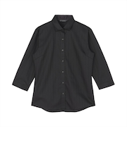 ワイド 七分袖 形態安定 レディースシャツ