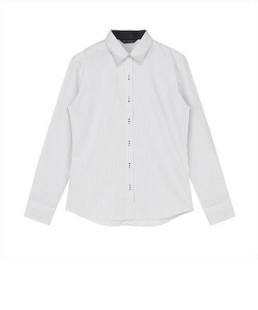 【透け防止】 レギュラー 長袖 形態安定 レディースシャツ