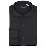 【ストレッチ】 ホリゾンタルワイド 長袖 形態安定 ワイシャツ ニットシャツ （使用素材：東レFIELDSENSOR(R)秒乾(R)）