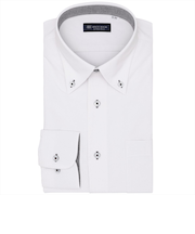 【汗ジミ防止・ストレッチ】 ボタンダウン 長袖 形態安定 ニットシャツ