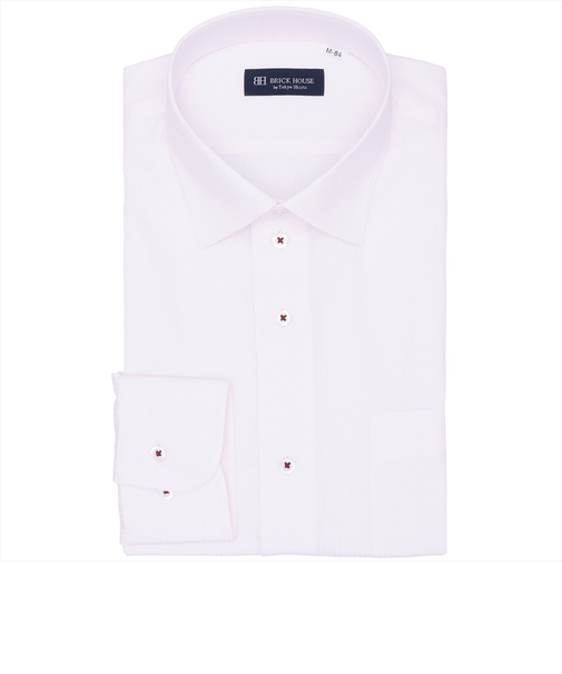 ワイド 長袖 形態安定 ワイシャツ