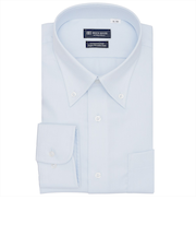 【超形態安定・大きいサイズ】 ボタンダウン 長袖 形態安定 綿100% ワイシャツ