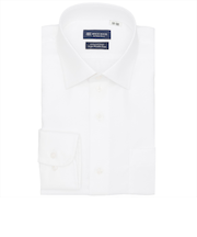 【超形態安定・大きいサイズ】 ワイド 長袖 形態安定 綿100% ワイシャツ