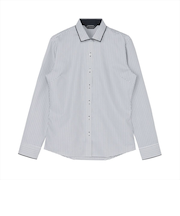 【透け防止】 ワイド 長袖 形態安定 レディースシャツ