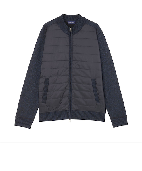ニット 前身タフタ 裏フリース ブルゾン メンズ｜トーキョー
