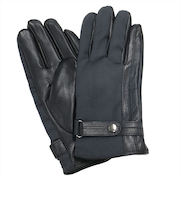 グローブ 手袋 布帛レザーコンビ 本革 メンズ