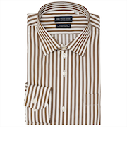 【超形態安定】 ワイド 長袖 形態安定 綿100% ワイシャツ