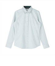 【透け防止】 レギュラー 長袖 形態安定 レディースシャツ